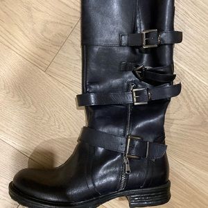 Black Leather Boots size 40